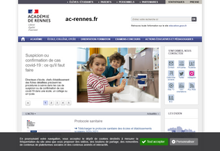 Website 
	ac-rennes.fr desktop preview