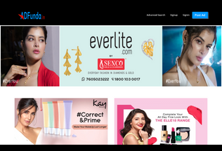 Website 
	adfunda.in desktop preview