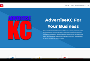 Website 
	advertisekc.com desktop preview