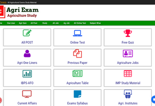 Website 
	agriexam.com desktop preview