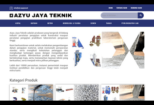 Website 
	ajt.equipment desktop preview