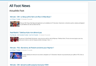 Website 
	all-foot.com desktop preview