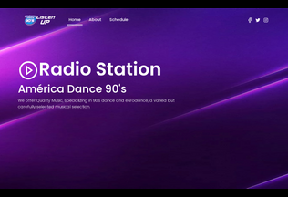 Website 
	americadance90.com.br desktop preview