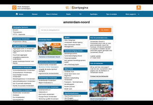 Website 
	amsterdam-noord.startpagina.nl desktop preview