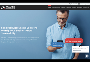 Website 
	analytixaccounting.com desktop preview
