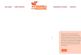 Website 
	animalichepassione.it desktop preview