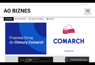 Website 
	aobiznes.pl desktop preview