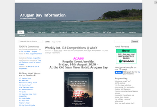 Website 
	arugam.info desktop preview