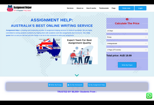 Website 
	assignments-help.com.au desktop preview