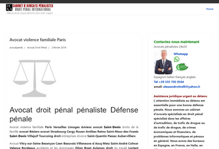 Website avocatpenal.fr desktop preview