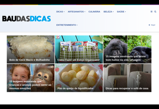 Website 
	baudasdicas.com.br desktop preview