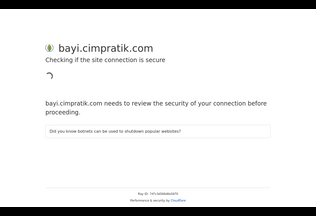 Website bayi.cimpratik.com desktop preview