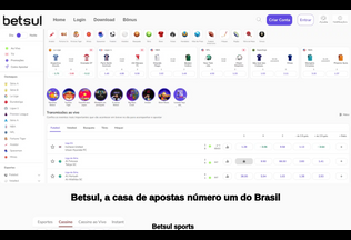 Website 
	bet-sul.com desktop preview