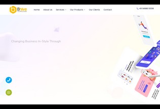 Website 
	bhivetechnologies.in desktop preview