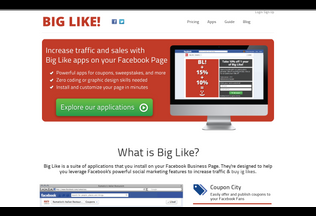 Website biglikeco.com desktop preview
