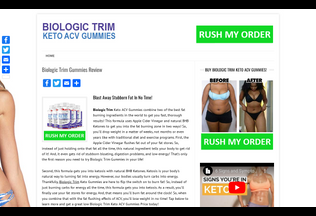 Website 
	biologictrim.com desktop preview