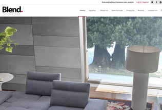 Website 
	blendfurniture.com desktop preview