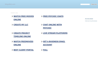 Website 
	blogolink.com desktop preview