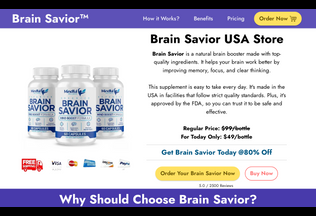 Website 
	brainnsavior.com desktop preview