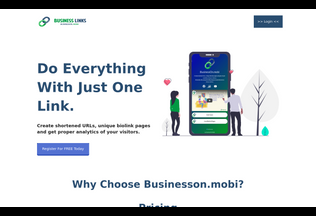 Website 
	businesson.mobi desktop preview
