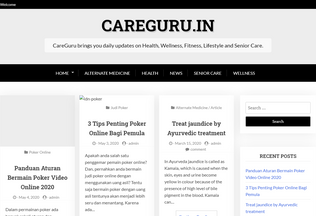 Website 
	careguru.in desktop preview