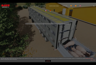 Website 
	carroceriasmaser.com desktop preview