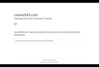 Website 
	casino543.com desktop preview