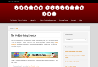 Website 
	casinoroulette101.com desktop preview