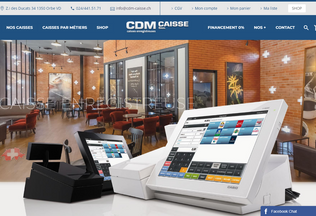 Website cdm-caisse.ch desktop preview