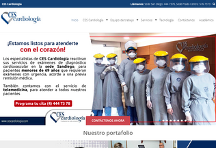 Website 
	cescardiologia.com desktop preview