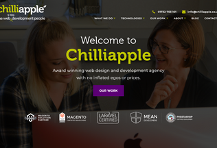 Website 
	chilliapple.co.uk desktop preview