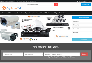 Website 
	cityservicehub.com desktop preview