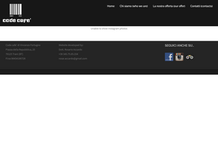 Website codecafe.it desktop preview