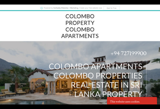 Website 
	colomboapartments.com desktop preview