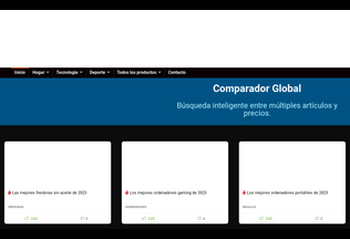 Website 
	comparadorglobal.com desktop preview