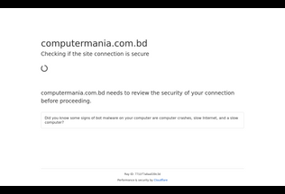 Website computermania.com.bd desktop preview