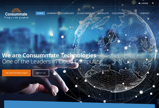 Website 
	consummatetechnologies.com desktop preview