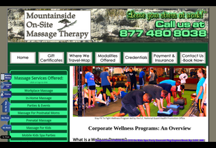 Website 
	corporate-wellness-programs.njmassage.info desktop preview