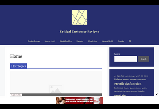 Website 
	criticalcustomerreviews.com desktop preview