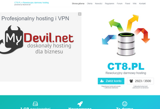 Website 
	ct8.pl desktop preview