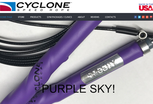 Website 
	cyclonespeedrope.com desktop preview