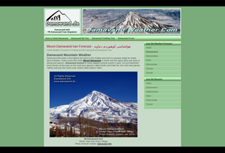 Website 
	damavand-weather.com desktop preview