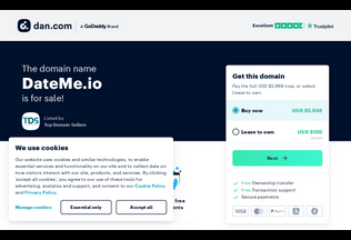 Website 
	dateme.io desktop preview