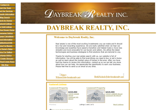 Website 
	daybreakrealty.net desktop preview