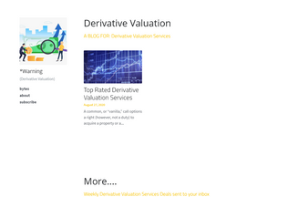 Website 
	derivativevaluation.mystrikingly.com desktop preview