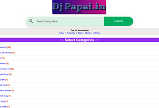 Website djpapai.in desktop preview