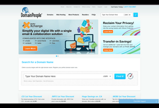 Website 
	domainpeople.com desktop preview