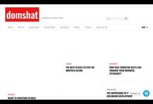 Website 
	domshat.com desktop preview