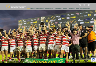 Website 
	downsrugby.com.au desktop preview