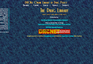 Website druglibrary.net desktop preview